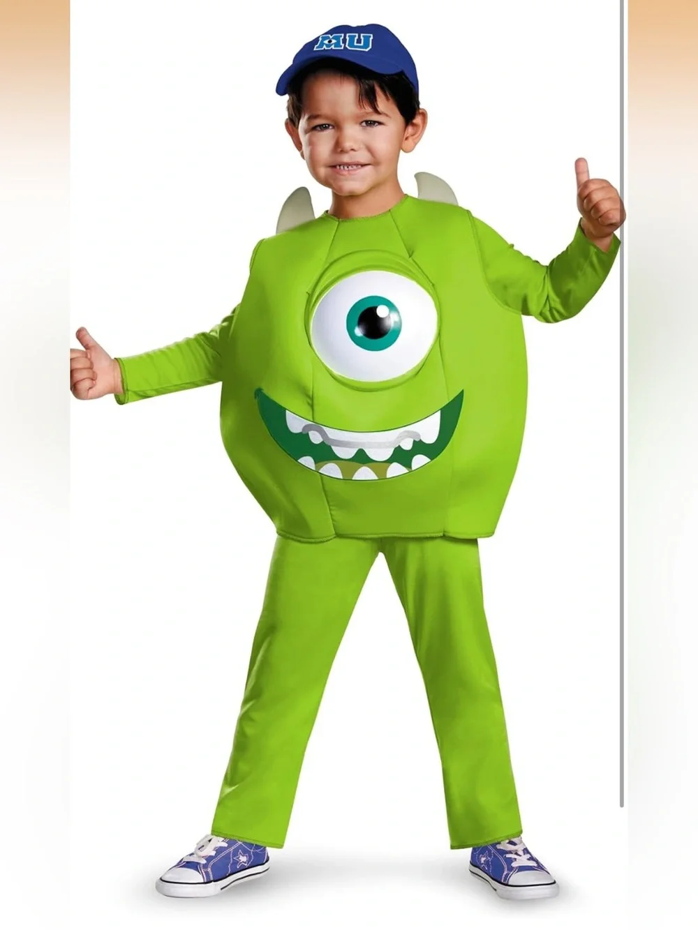 Disguise Monsters University Mike Costume - Green and Blue